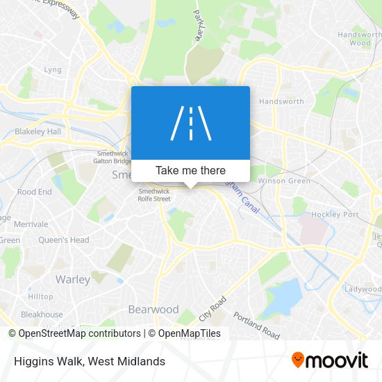Higgins Walk map