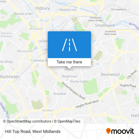 Hill Top Road map