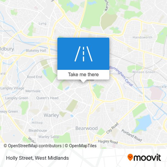 Holly Street map