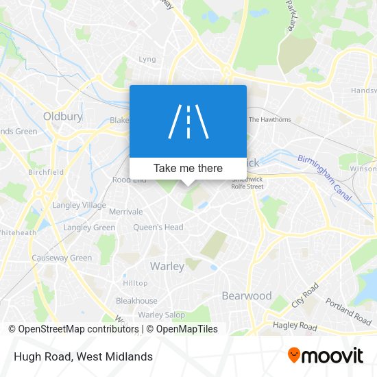 Hugh Road map