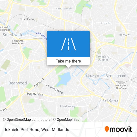 Icknield Port Road map