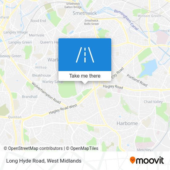 Long Hyde Road map