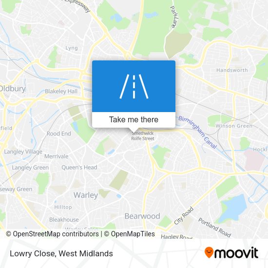Lowry Close map