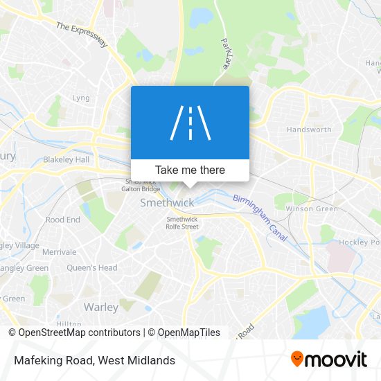 Mafeking Road map
