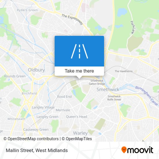 Mallin Street map