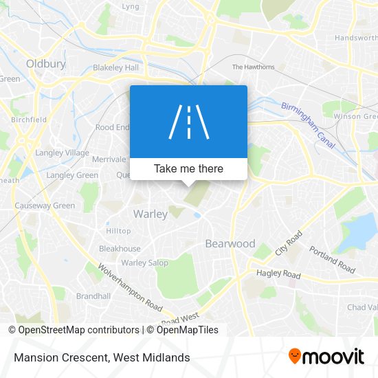 Mansion Crescent map