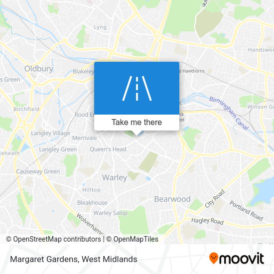 Margaret Gardens map