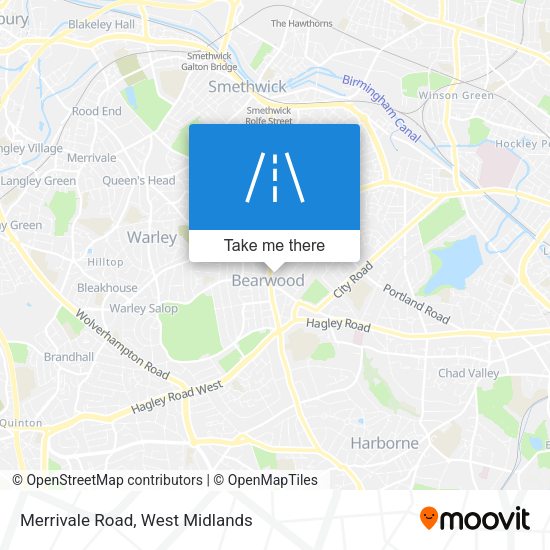Merrivale Road map