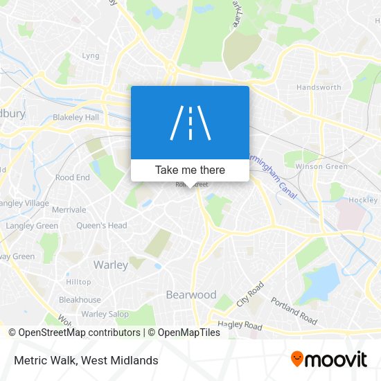 Metric Walk map