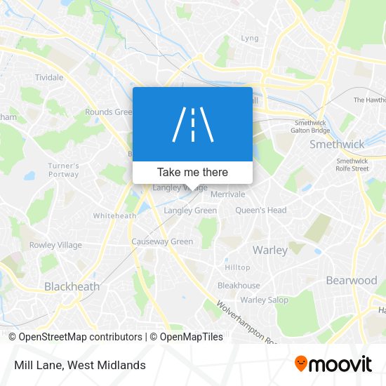 Mill Lane map