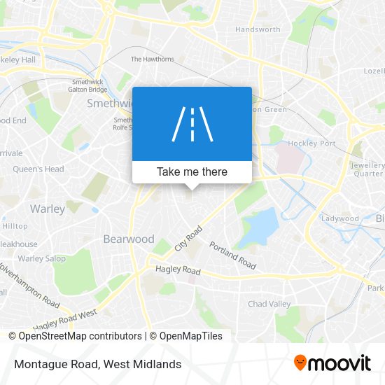 Montague Road map
