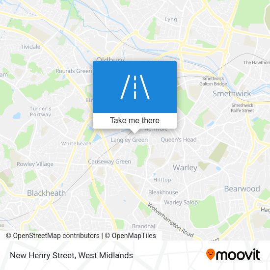 New Henry Street map