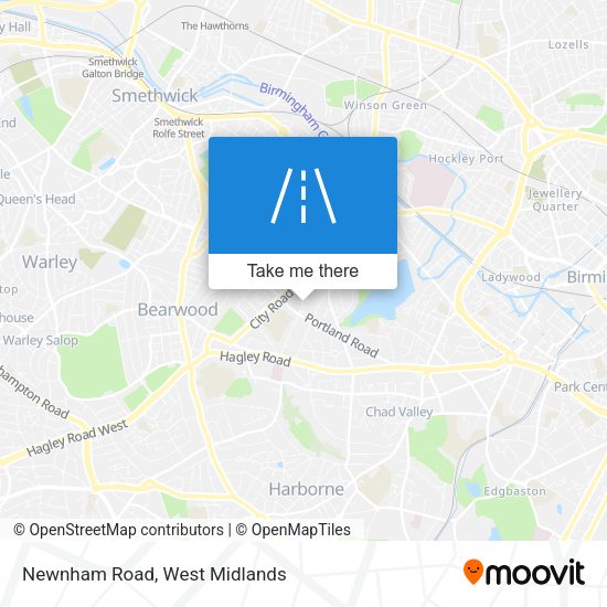 Newnham Road map