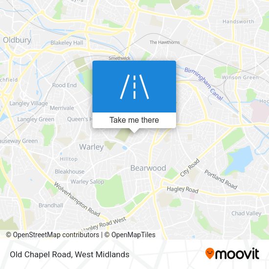 Old Chapel Road map