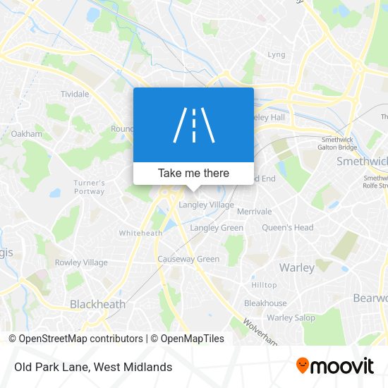 Old Park Lane map