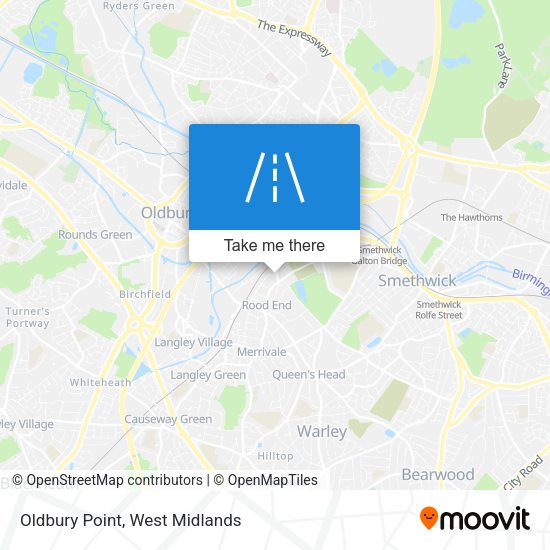 Oldbury Point map