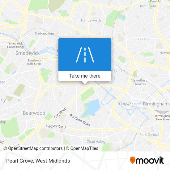 Pearl Grove map