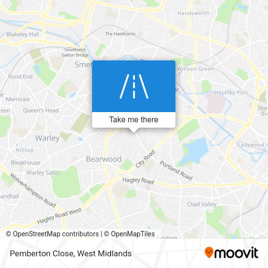 Pemberton Close map