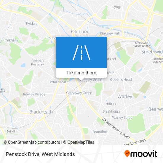 Penstock Drive map