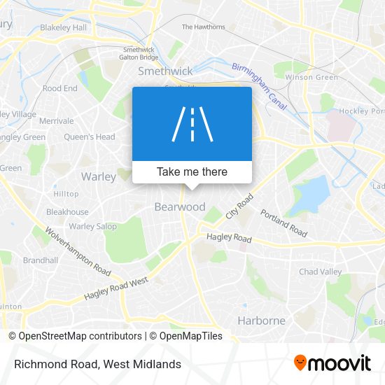 Richmond Road map