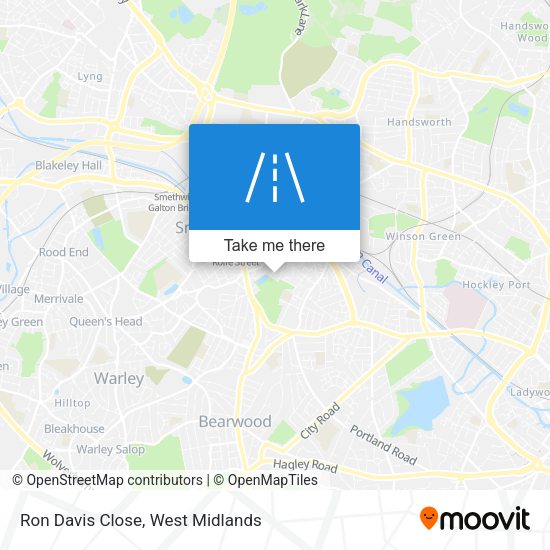 Ron Davis Close map