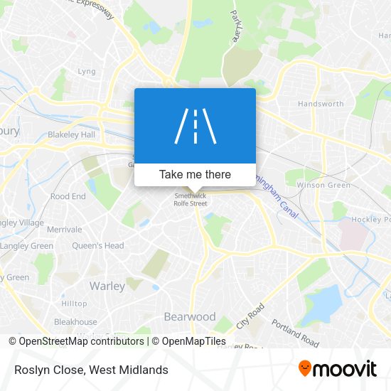 Roslyn Close map