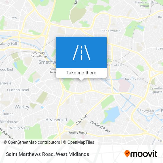 Saint Matthews Road map