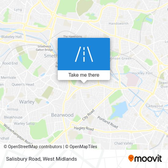 Salisbury Road map