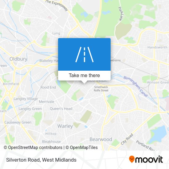 Silverton Road map