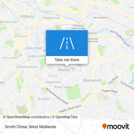 Smith Close map