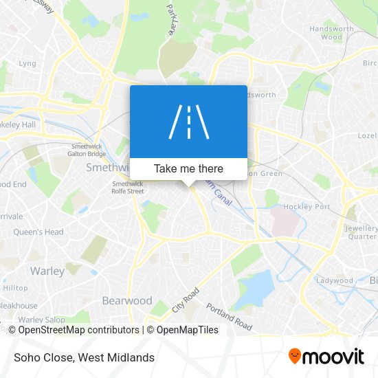 Soho Close map