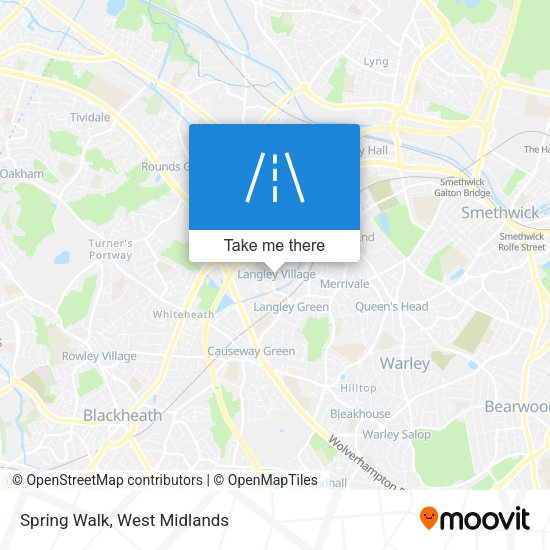 Spring Walk map