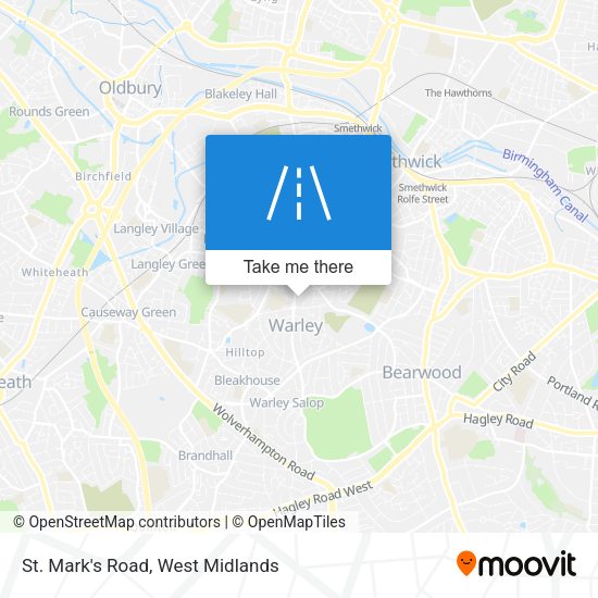 St. Mark's Road map