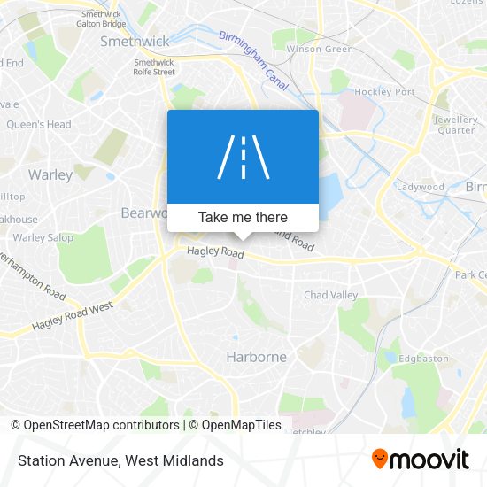 Station Avenue map