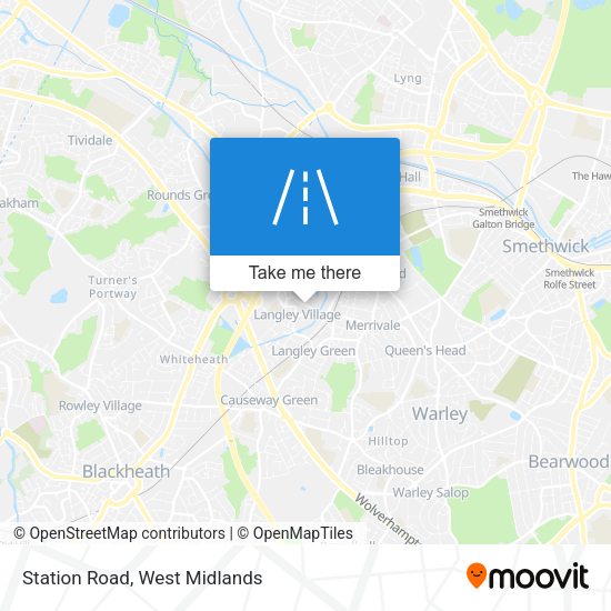 Station Road map