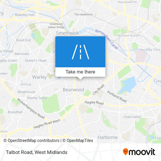 Talbot Road map