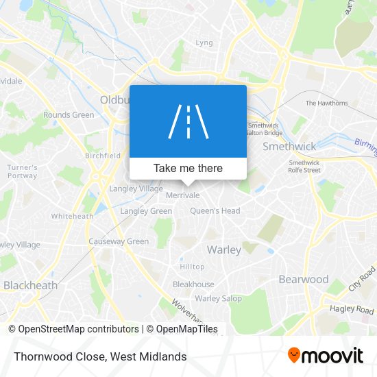 Thornwood Close map