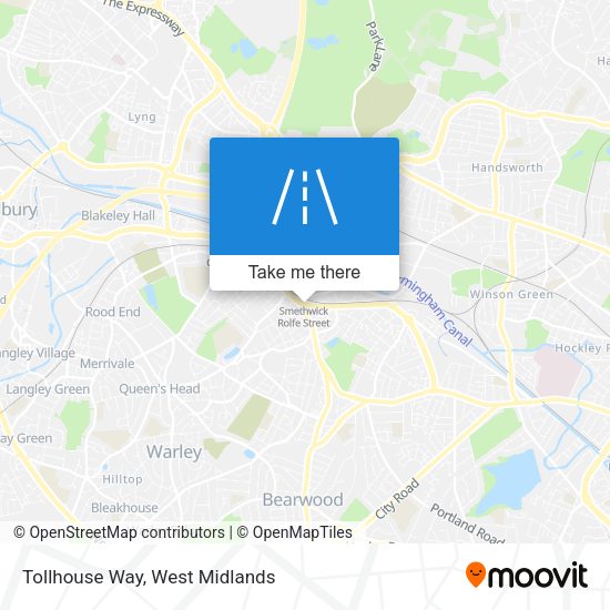 Tollhouse Way map
