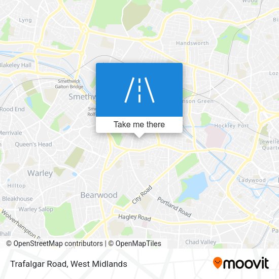 Trafalgar Road map
