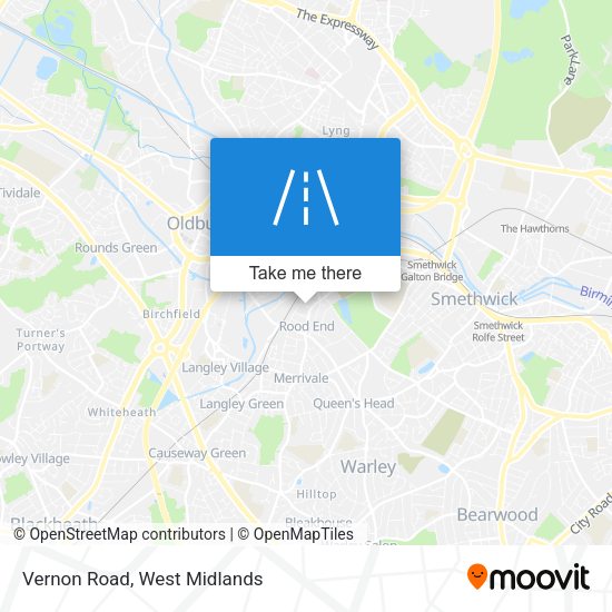 Vernon Road map