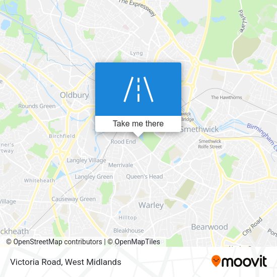 Victoria Road map
