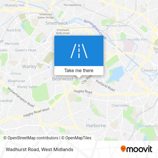 Wadhurst Road map