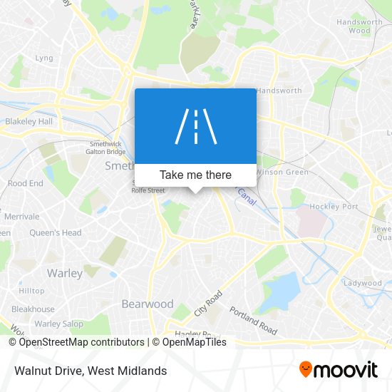 Walnut Drive map