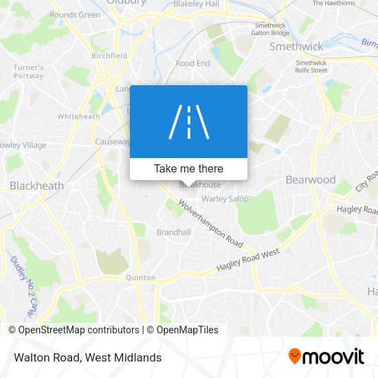 Walton Road map
