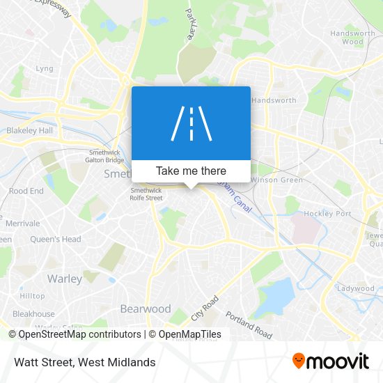Watt Street map
