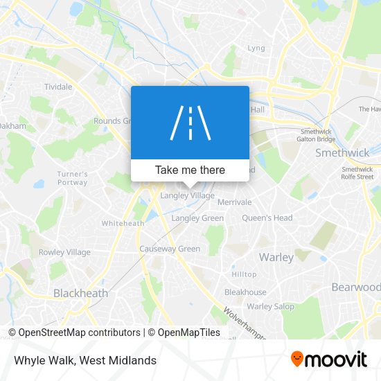 Whyle Walk map