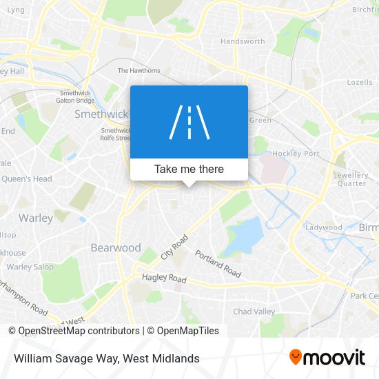 William Savage Way map