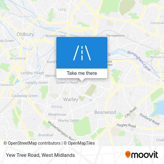 Yew Tree Road map