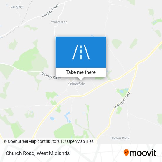 Church Road map