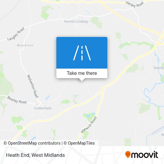 Heath End map